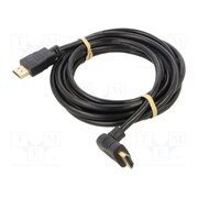 61297 Cable; HDMI plug,HDMI plug 90° up/down; PVC; HDCP 2.2,HDMI 2.0 1B45s16BMeO5YZc6yWJukWnIv4OHn5tIb2nXZ6KLb04