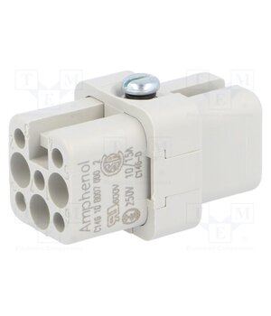 C14610B0070002 Connector: HDC; contact insert; female; 400V; PIN: 8; 7+PE; size A3 hlfZ_GoPz2z95GdMD8Yy5jOsIv7EveRDawGaYZGi91I
