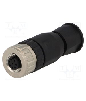 21033192801 Connector: M12; plug; PIN: 8; female; 30V; straight; IP67; for cable JHuv94_YNGX78EcDPX8-MTUp6_5CABztoFXtk0iewNQ