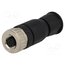 21033192801 Connector: M12; plug; PIN: 8; female; 30V; straight; IP67; for cable JHuv94_YNGX78EcDPX8-MTUp6_5CABztoFXtk0iewNQ