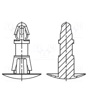 8G820V41225 Assembly stud; polyamide 66; L: 8mm; latch/latch; natural; UL94V-2 iT4Iy_UxWwCJdQIz79Rz-o-bsUC_sLfat_AOYMC0Vqc