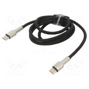 CATJK-C01 Cable; USB C plug,both sides; 1m; black; 100W kgE0lkNnfezzirO_vRoK_4Nqvl8FkkkktctlJW447vs