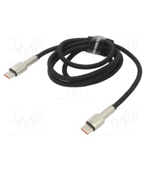 CATJK-C01 Cable; USB C plug,both sides; 1m; black; 100W kgE0lkNnfezzirO_vRoK_4Nqvl8FkkkktctlJW447vs