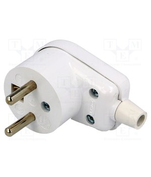 W-10140 Connector: AC supply; male; plug; 2P+PE; 230VAC; 16A; white; PIN: 3 IhscrZa9GrD0e1aqYutwjvWL1_z6DWamOO5HD_k2p-0