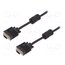 AK-310103-050-S Cable; D-Sub 15pin HD plug,both sides; black; 5m; Core: Cu; 28AWG uF2sTPnuvW64zrnF6lkEcpaDVaSc7gKyJLJH6VK7zZ8