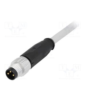 21348000380015 Connector: M8; male; PIN: 3; straight; with lead; plug; 1.5m; PVC Tlu_Ez0bP8oUV-jY6a9pO2DdBl5cnf9W9Ib27tfaCXM