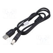 CA-USBA-15CU-0010-BK Cable; USB 2.0; USB A plug,USB B plug; gold-plated; 1m; black; box j_PUC4UWKO7uFNJmObVKP1IK3doyKLV6ngXfWUmYBYs
