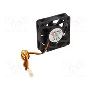 AK-6015MS Fan: DC; axial; 12VDC; 60x60x15mm; 32.7dBA; EBR; 4300rpm; 2.55mmH2O X5iPDwIKNeglsIkN3eSXVGMtFguQHy0KpiPY1IsHVz0