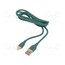 CC-USB2S-AM8PM-1.5M-G Cable; USB 2.0; Apple Lightning plug,USB A plug; 1.5m; green gTxmeSzZMrBSd97mHDEADFi6M1869WMQrTxtj6EjAs4