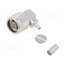 172177 Connector: N; plug; male; angled 90°; 50Ω; soldering,crimped; PTFE 9eHrW5Ps5JnDzTkaZ5T6njA3O4TbnSv-uDGIFmyGHgM