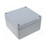 RJ15 Enclosure: multipurpose; X: 160mm; Y: 160mm; Z: 90mm; ALUEIN-RJ; grey EQGOsygX4tue0Jmb4GRPr01uKsGvz3R8dzECQkEBsvI