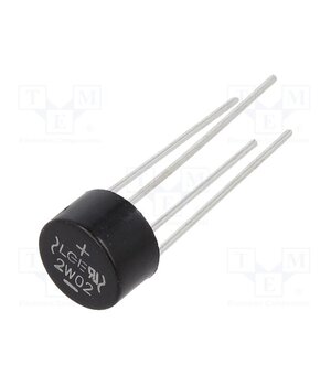 2W02 Bridge rectifier: single-phase; Urmax: 200V; If: 2A; Ifsm: 50A; WOM Euw8m3enxsstvVHqnpVUEzGDH3Uah9JWrinHxlxqW1g