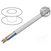 TS0003 Wire; YTKSY; 2x2x0.5mm; telecommunication; wire; Cu; white apY0DI0zAl66BMTTfSww6zX0aL9yGI381JvVGtZKSZU