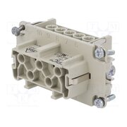 10193100 Connector: HDC; contact insert; female; EPIC H-BE; PIN: 10; 16A 1Xw3VqrJyteRqh5GEZhLVBBlYiwlCR3MsBbJ-vWPrt0