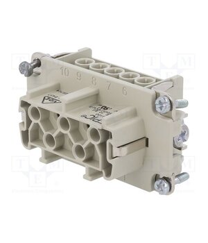 10193100 Connector: HDC; contact insert; female; EPIC H-BE; PIN: 10; 16A 1Xw3VqrJyteRqh5GEZhLVBBlYiwlCR3MsBbJ-vWPrt0