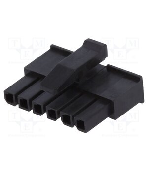1445022-6 Connector: wire-wire; plug; female; PIN: 6; Micro MATE-N-LOK; 250V e7lCVZQFpDu_qstCIi7M0YNMS818JdomdXZf3B7GH1A
