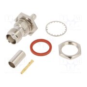 122160 Connector: TNC; socket; female; straight; 50Ω; crimped; gold-plated eFVWB2cHBLwn8Ob9KKDX_cZe5xR8MPK0UlrIViAoa9c