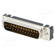 09653216701 Connector: D-Sub; PIN: 25; socket; male; on PCBs; straight; THT; M3 bgVSMLg8G9bOP4lyBLA8RVov006sFX0fCvsmYeuoTQo