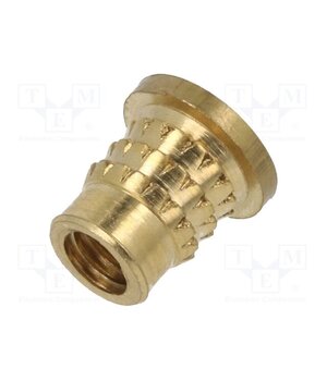 071M3 Threaded insert; brass; M3; BN 37901; L: 5.2mm; for plastic 1csR3Aho_FK5QPTR-4Kn1TvhuArN7iG3f5l6jLmEfPc
