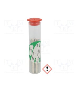 B12PW15-20100-6R103 Tin; lead free; Sn99,3Cu0,7; 1mm; 16g; phial; 220°C; Flux: SW26 tz26XEjaf_dccdQZS6eurLCsbFlsNsJJC3puxmLfriA