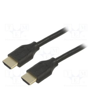 61638 Cable; HDMI plug,both sides; PVC; HDCP 2.2,HDMI 2.1; 1m; black QrhP8CtNCfNQz8utCx3ArffCKolrY0dBJo9ttlxMaoo