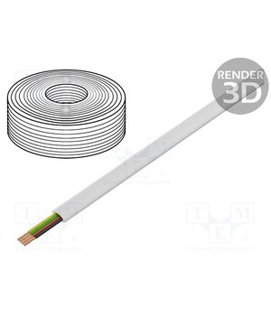 93305 Wire: telecommunication cable; 4x28AWG; stranded; white; 100m 0Rs5dsNpWkS61imxlujG6ECpmdpVtw3GaBfRxaEvN24