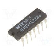 NTE74LS136 IC: digital; XOR; Ch: 4; IN: 2; TTL; THT; DIP14; OUT: open collector OPepFtSdYRMdnXnvb-yD9xlkmVdtIvfD6Rj2XRNjr_M