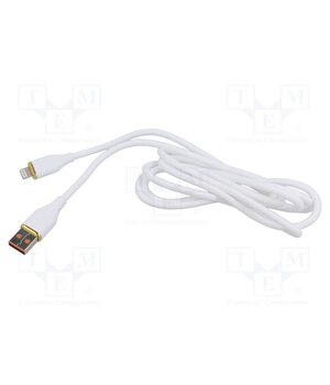 CC-USB2S-AM8PM-1.5M-W Cable; USB 2.0; Apple Lightning plug,USB A plug; 1.5m; white Frm0mDTNGz8WCcXkn3a2k_HZGdvJR0tDeo-FmVay6JM