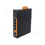 U04TP01T Switch Ethernet; unmanaged; Number of ports: 5; 12÷36VDC; RJ45 qOPwKJxKvIhOY00LlI5iWgummoWIVRscXoJCUHji7I4