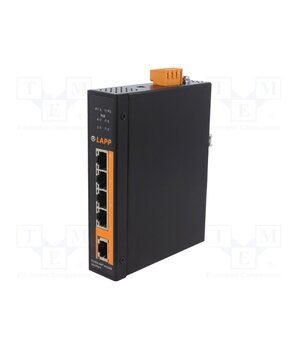 U04TP01T Switch Ethernet; unmanaged; Number of ports: 5; 12÷36VDC; RJ45 qOPwKJxKvIhOY00LlI5iWgummoWIVRscXoJCUHji7I4