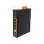 U04TP01T Switch Ethernet; unmanaged; Number of ports: 5; 12÷36VDC; RJ45 qOPwKJxKvIhOY00LlI5iWgummoWIVRscXoJCUHji7I4