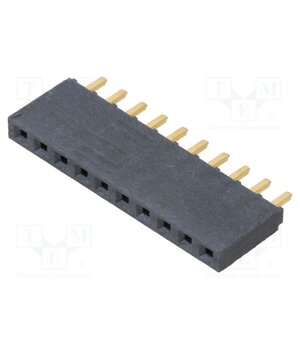 SSQ-110-01-G-S Connector: pin strips; socket; female; PIN: 10; straight; THT; 1x10 752w3IKntgWFpG9WIO_cgQX8Eo8u4b5WdYaXOuOfwD8