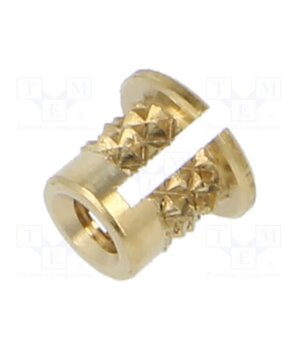 1386557 Threaded insert; brass; M2,5; BN 1048; L: 4.8mm dzr7GQLqGWLA6qExnBbymwI5WXUJlg_S-MWaPdyEH4U