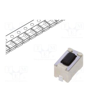 SKQMASE010 Microswitch TACT; SPST; Pos: 2; 0.05A/12VDC; SMT; 1.6N; 6x3.5x3.5mm 5rZBz2Rf9c9nr-ZtIDw4KCwFZykY86v4s01uYH1e5tM