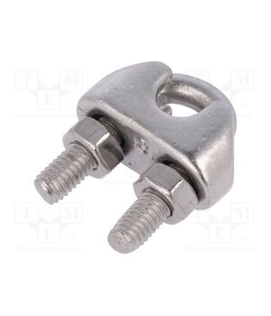 ZLK-8-A4 Rope clamp wire; acid resistant steel A4; for rope; Ørope: 8mm BJ07xuHHqWn3hj5KYkb3S8I46KdN74rx2Q6-nXeVtKc