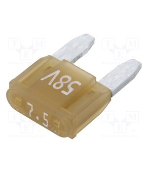 341126-58V Fuse: fuse; 7.5A; 58VDC; automotive; 11.2mm; tin alloy j1wAfrapAw2xBj0WNqTlXPft0iZI7YxMuscz6o2ZPic
