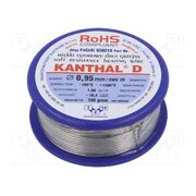030218 100G Resistance wire; 1.9Ω/m; -100÷1300°C; 0.1kg; Øout: 0.95mm; FeCrAl y6NqolKPbAaKGgOuVgAhAVvuzoyLcco1SLaaHDgBF80