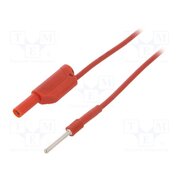 AL 8323 / 1 / 50 / RT Test lead; 19A; Len: 0.5m; red; Cond.cross sec: 1mm2; Rcont max: 7mΩ e3d52p999KDU6kS7hde6w6o1XgVrH9ppOR7dVhc7JMY