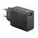 POWER SUPPLY - USB QC3.0(18W); QC3.0: 5V/3A;9V/2A;12V/1.5A, black