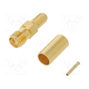 J01151A0491Z Connector: SMA; plug; female; straight; 50Ω; RG58C/U; for cable a_hs084jVqqL41C5rrrU8mXD40jthPo87kbGqLk94KY