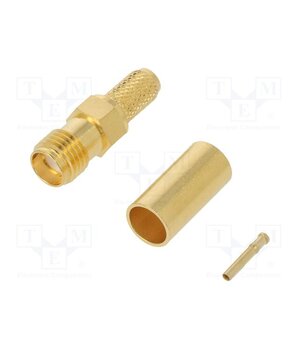 J01151A0491Z Connector: SMA; plug; female; straight; 50Ω; RG58C/U; for cable a_hs084jVqqL41C5rrrU8mXD40jthPo87kbGqLk94KY