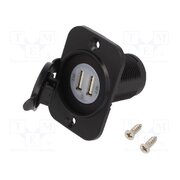 A13-194B2PS-BB3 USB power supply; USB A socket x2; Sup.volt: 12÷24VDC; 5V/2.4A xDX5IWDyVEwQwx0OHGa5lzBaeGvFXIkzpItz_4jfR3s