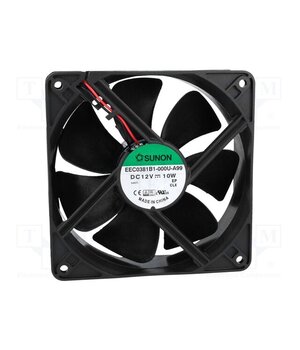 EEC0381B1-000U-A99 Fan: DC; axial; 12VDC; 120x120x38mm; 234.4m3/h; 48dBA; ball; 24AWG ScXHKKPdDNhwh1OkC7CihjGdgeJeKvD0-oOmoQhDZOg