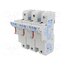 CH223DU Fuse holder; 22x58mm; for DIN rail mounting; 125A; 690VAC; IP20 odwzhdDFxSnUD9jKDKRSano2sONY0mMmleSLf1ZGkkA