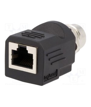 RJS-12D04FF-LS8001 Adapter; M12 female,RJ45 socket; D code-Ethernet; PIN: 4; Cat: 5e jzvm5TrPXoOYDOPOPqhoyF5sQR9LYCrLem6OZCwJt3I