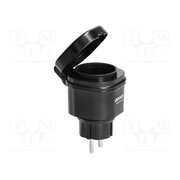 OR-SH-1733(GS) Power socket; plug-in; 230VAC; IP44; 30m; Control: wireless; black aiNwebcf_7ZZNB1jdEZox1SHJYbWcsFe-rO44hszE4Y