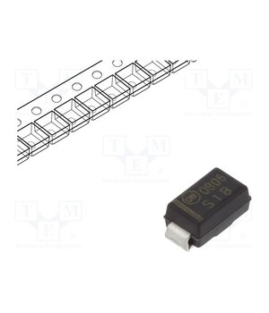 S1B Diode: rectifying; SMD; 100V; 1A; 1.8us; SMA; Ufmax: 1.1V; Ifsm: 30A KU7jCXqxCd70WYmIUlLFMJZGtuIWbqf57c5Sq5vQN8M