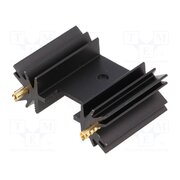 SK104-25STC Heatsink: extruded; SOT32,TO220,TO3P; black; L: 25.4mm; 14K/W p3w4arM3f1nEfReLMHBpwKhVhKWYGOHOLRwsRwJdxLc