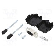 L17DPPK09-BK+L77HDE15S Connector: D-Sub HD; PIN: 15; female; straight; soldering; UNC 4-40 bAuJVTe9jenQNJWjGZX3ERsSI9Mb9bL8sPI6cej8394