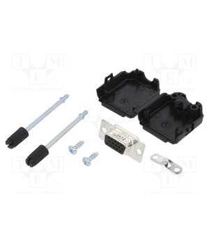 L17DPPK09-BK+L77HDE15S Connector: D-Sub HD; PIN: 15; female; straight; soldering; UNC 4-40 bAuJVTe9jenQNJWjGZX3ERsSI9Mb9bL8sPI6cej8394